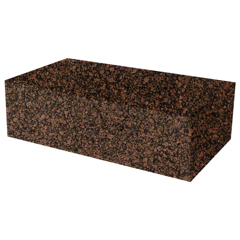 Baltic Brown Rectangular Solid Granite Coffee Table