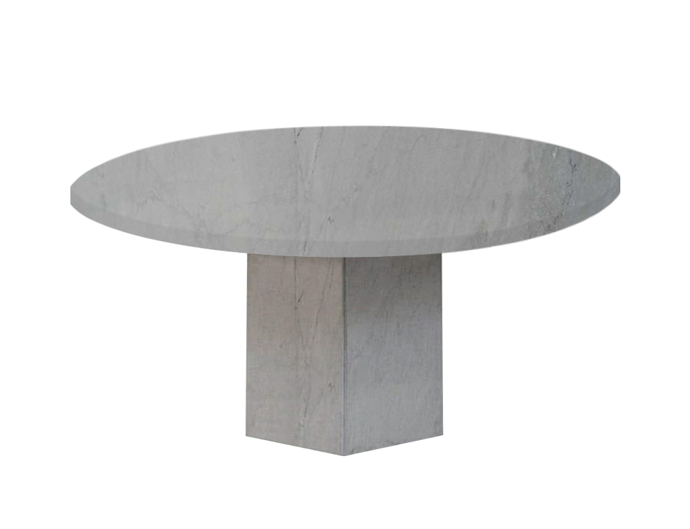 Bardiglio Imperial Gala Round Marble Dining Table