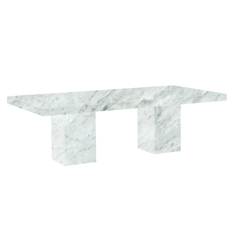 Carrara Extra Bedizzano 10 Seater Marble Dining Table