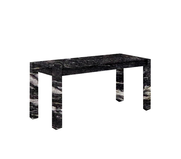 Cosmic Black Canaletto Solid Granite Dining Table