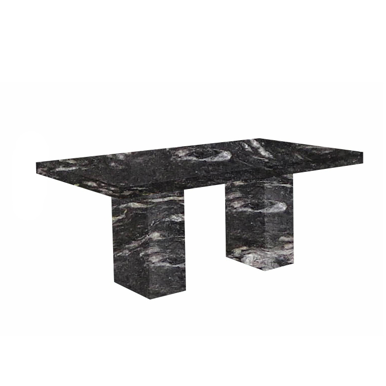 Cosmic Black Codena Granite Dining Table