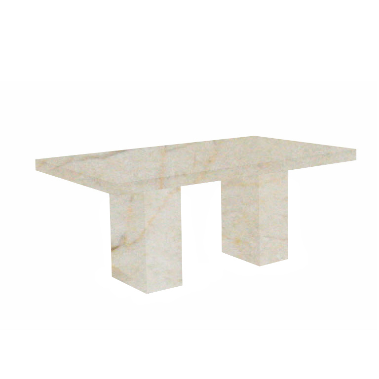 Crema Marfil Codena Marble Dining Table