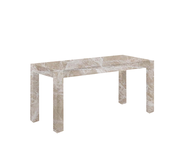 Emperador Light Canaletto Solid Marble Dining Table