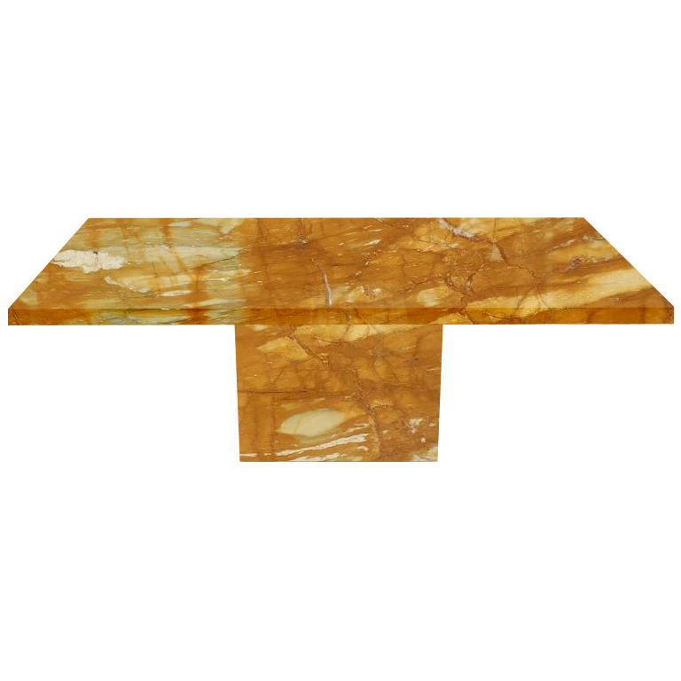 Giallo Sienna Torano Marble Dining Table