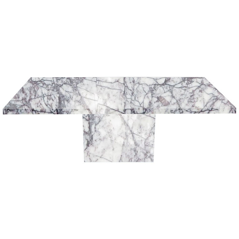 Lilac Milas Torano Marble Dining Table