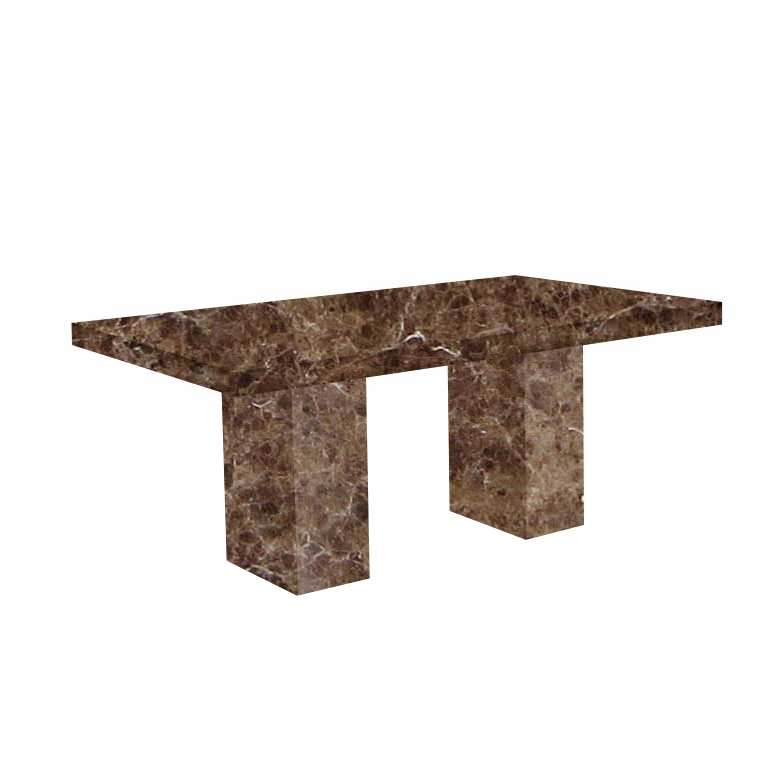 Marron Imperial Codena Marble Dining Table