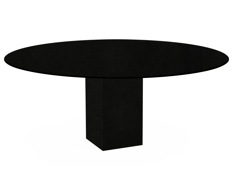 Nero Assoluto Arena Oval Granite Dining Table