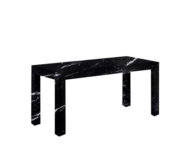 Nero Marquinia Canaletto Solid Marble Dining Table
