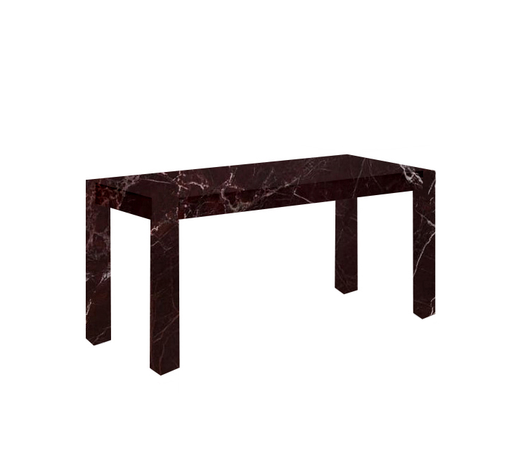 Rosso Levanto Canaletto Solid Marble Dining Table