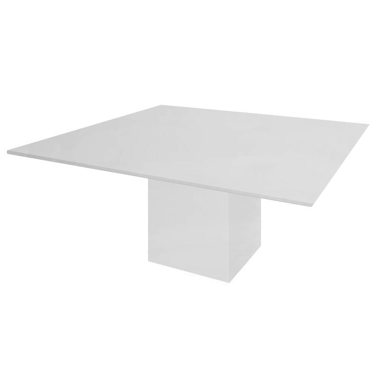 Thassos Bergiola Square Marble Dining Table