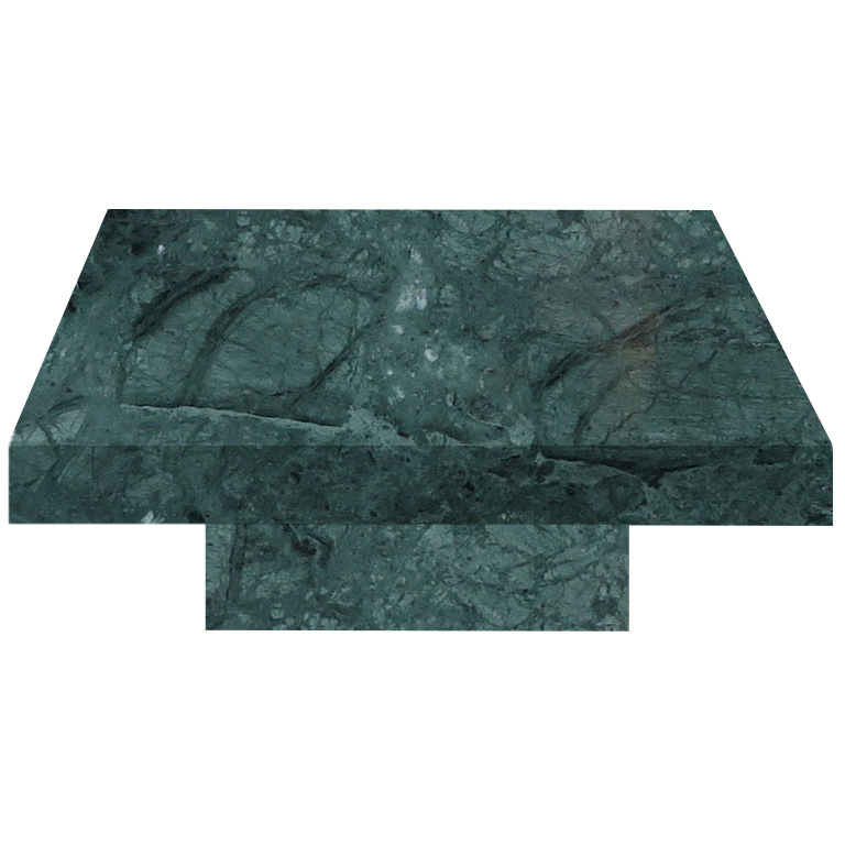 Verde Guatemala Square Solid Marble Coffee Table