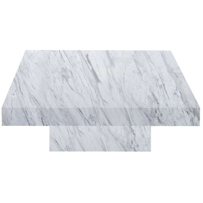 Volakas Square Solid Marble Coffee Table